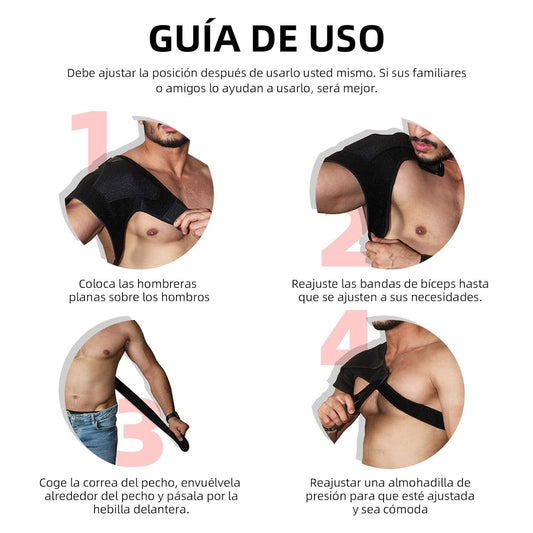 Soporte Terapéutico de Hombro Ajustable para Alivio del Dolor y Recuperación